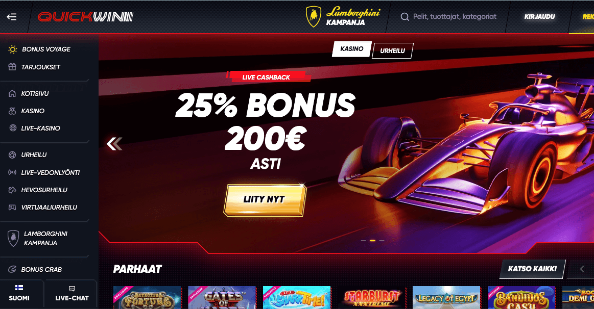 QuickWin casino arvostelu