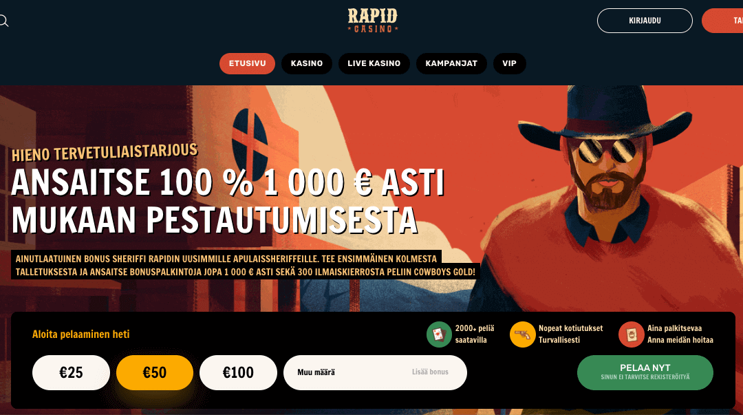 Rapid casino arvostelu