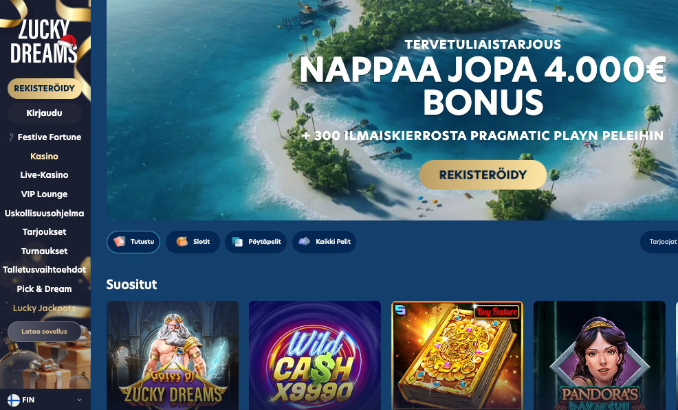 luckydreams casino arvostelu